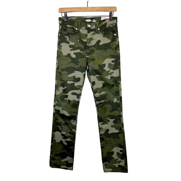 Old Navy NWT Karate Slim Built In Flex Tough Adjustable Waist Camo Pants Jeans - Picture 1 of 9